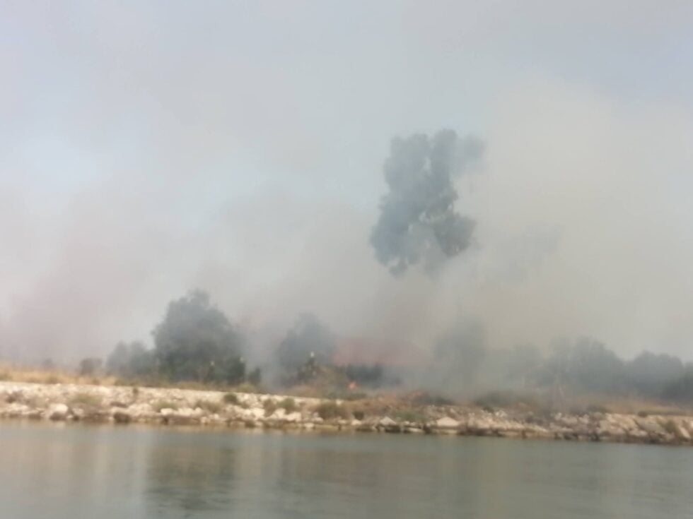 Φωτιά στο Μεσολόγγι