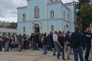 Κηδεία δημοσιογράφου, Νίκου Σερβετά