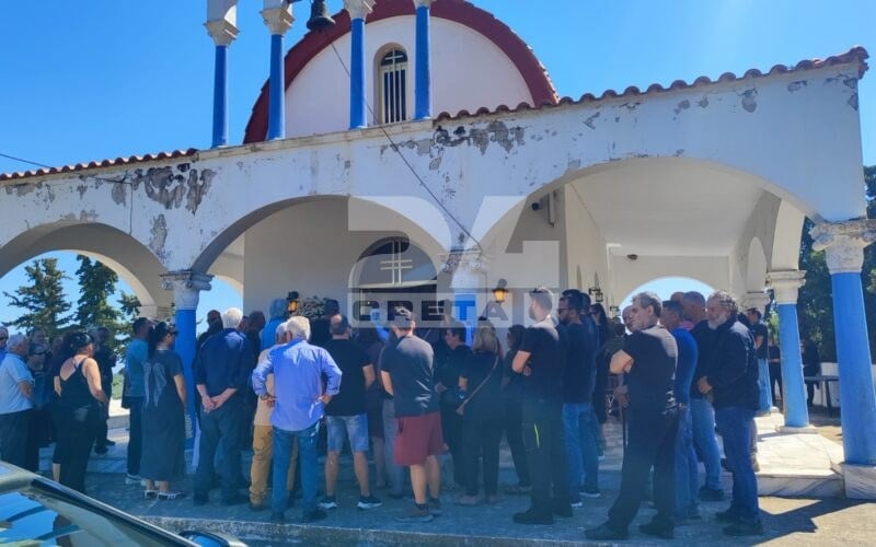 Κηδεία Σταυρούλας Λεβεντάκη στα Χανιά / creta24.gr