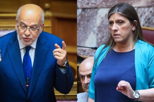 Ο Γιώργος Φλωρίδης και η Ζωή Κωνσταντοπούλου / EUROKINISSI