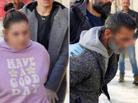 Η 27χρονη μητέρα και ο 44χρονος σύντροφός της που κατηγορούνται για την κακοποίηση μέχρι θανάτου του 3χρονου Άγγελου / ekriti.gr