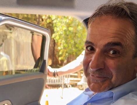 Ο Κυριάκος Μητσοτάκης στην Ρόδο
