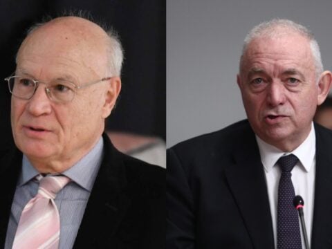 Ο Γεράσιμος Παπαδόπουλος και ο Ευθύμης Λέκκας / facebook / EUROKINISSI