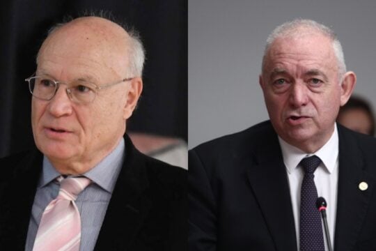 Ο Γεράσιμος Παπαδόπουλος και ο Ευθύμης Λέκκας / facebook / EUROKINISSI