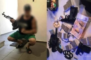 Ο 40χρονος που συνελήφθη στην Πάτρα, ο οποίος διαφήμιζε τον βαρύ οπλισμό του / tempo24.news