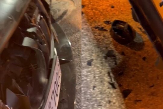 Τροχαίο ατύχημα για τον Δημήτρη Γιαννακόπουλου / instagram