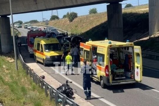 Τροχαίο δυστύχημα στην Πάτρα.