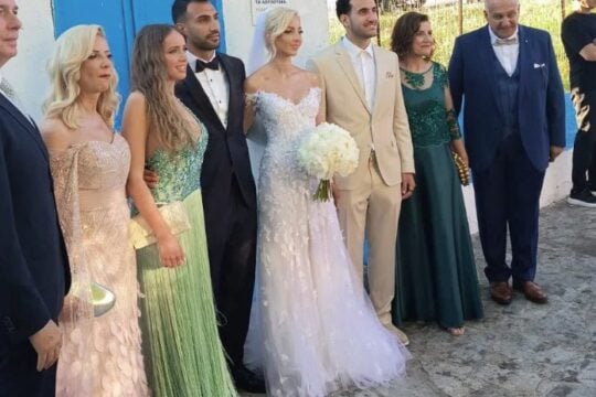 Ο λαμπερός γάμος του Βαγγέλη Παυλίδη στην Χαλκιδική / metrosport.gr