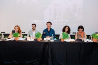 Στο κατάμεστο κινηματοθέατρο «Ζαΐρα» παρουσιάστηκε το νέο βιβλίο του Χρύσανθου Πανά [εικόνες]