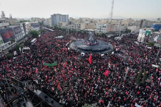 Κηδεία Αλί Χαμενεΐ (AP Photo/Altaf Qadri)