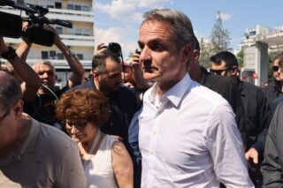 Στο Ιπποκράτειο ο Κυριάκος Μητσοτάκης: «Η βία δεν έχει καμία θέση σε μια οργανωμένη κοινωνία»