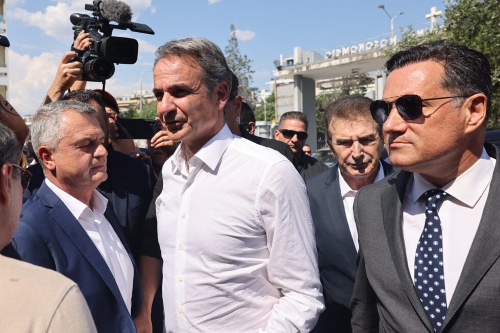 Στο Ιπποκράτειο Θεσσαλονίκης ο Κυριάκος Μητσοτάκης: «Mηδενική ανοχή σε οποιασδήποτε μορφής νέα τρομοκρατία»