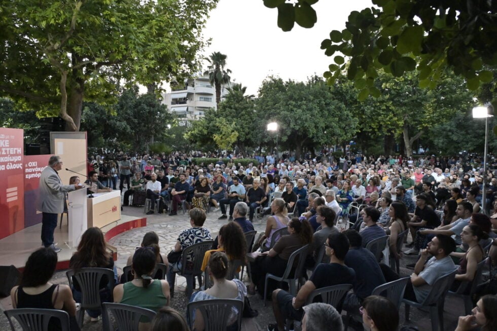 Σφοδρή επίθεση Κουτσούμπα σε κυβέρνηση και Τσίπρα από τη Φλώρινα για οικονομία και εθνικά θέματα