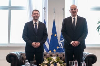 Θεσμικές συναντήσεις με πολιτικές αιχμές για τον Νίκο Ανδρουλάκη: Εξωτερική πολιτική και άμυνα στο επίκεντρο