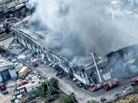 Πυρκαγιά στη περιοχή του Ασπροπύργου. Πέμπτη 9 Ιουλίου 2026