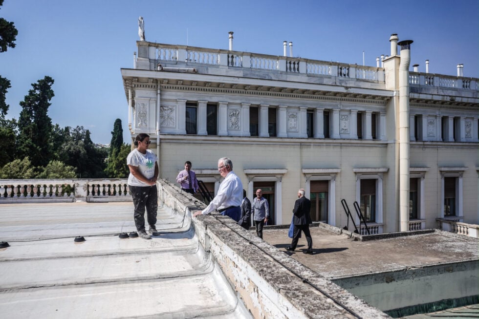 Εργασίες αποκατάστασης και συντήρησης στο Προεδρικό Μέγαρο [εικόνες]