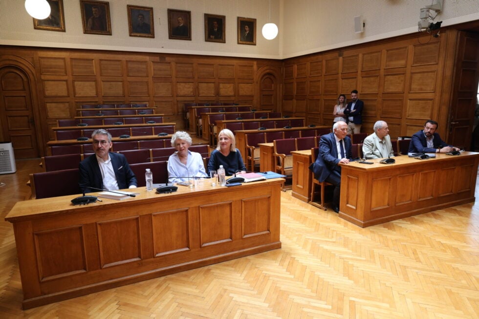 Συνεδρίαση της Κοινοβουλευτικής Ομάδας του ΣΥΡΙΖΑ-ΠΣ με θέμα την εκλογή Γραμματέα της. Τετάρτη 15 Ιουλίου 2026 (ΓΙΑΝΝΗΣ ΠΑΝΑΓΟΠΟΥΛΟΣ / EUROKINISSI)