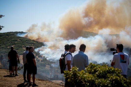 Θεσσαλονίκη: Μία σύλληψη για τη μεγάλη φωτιά στο Δερβένι