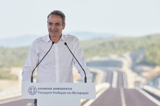 Μητσοτάκης για τον αυτοκινητόδρομο Ε65: «Πραγματοποιήθηκε ένα ακόμη προσωπικό μου στοίχημα»