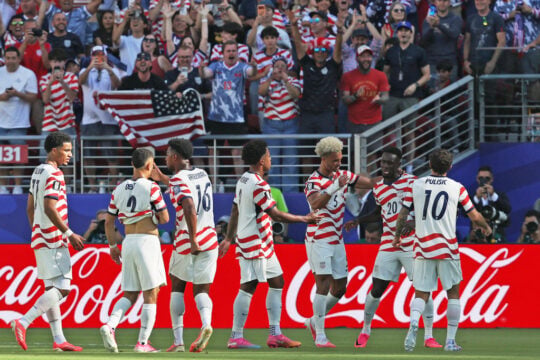 Οι ΗΠΑ επικράτησαν με 2-0 επί της Βοσνίας (Santiago Mejia/San Francisco Chronicle via AP)