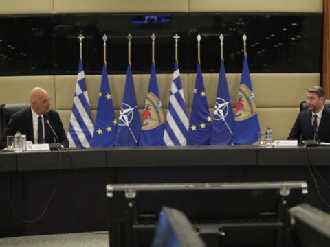 Συνάντηση Ανδρουλάκη – Δένδια: Η «Ατζέντα 2030» και τα εθνικά θέματα στο επίκεντρο