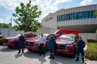 Ολοκληρώθηκε η πρώτη φάση της δωρεάς του Kaizen Foundation προς την Πολιτική Προστασία