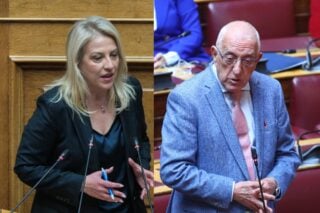 Συνάντηση Ν. Κακλαμάνη με Ρ. Δούρου: Αναφορές στη Δημοκρατία και στο πραξικόπημα του «Αττίλα»