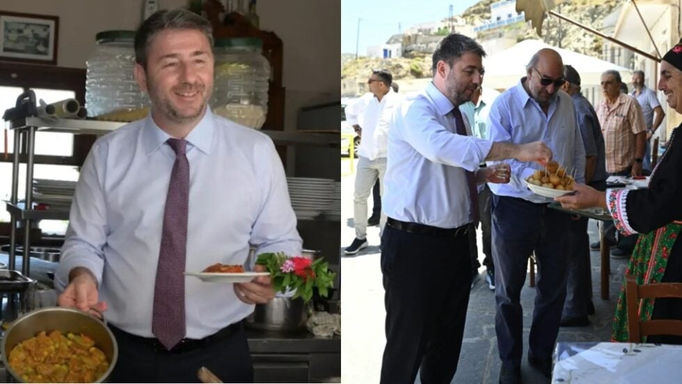 Από την επίσκεψη του Νίκου Ανδρουλάκη στην Κάρπαθο / TikTok