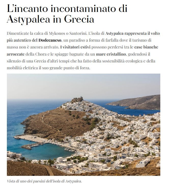 Το ελληνικό νησί με τη μυστική συνταγή για τον σύγχρονο ταξιδιώτη: «Η σιωπή μιας Ελλάδας άλλων εποχών»