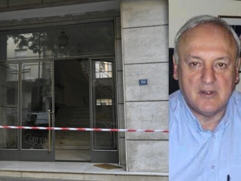 Το σημείο που δολοφονήθηκε ο ποινικολόγος ο Σταύρος Γεωργίου / EUROKINISSI