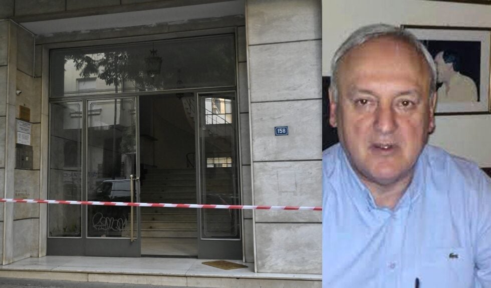 Το σημείο που δολοφονήθηκε ο ποινικολόγος ο Σταύρος Γεωργίου / EUROKINISSI