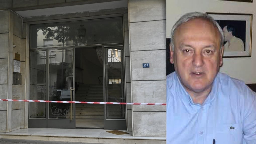 Το σημείο που δολοφονήθηκε ο ποινικολόγος ο Σταύρος Γεωργίου / EUROKINISSI