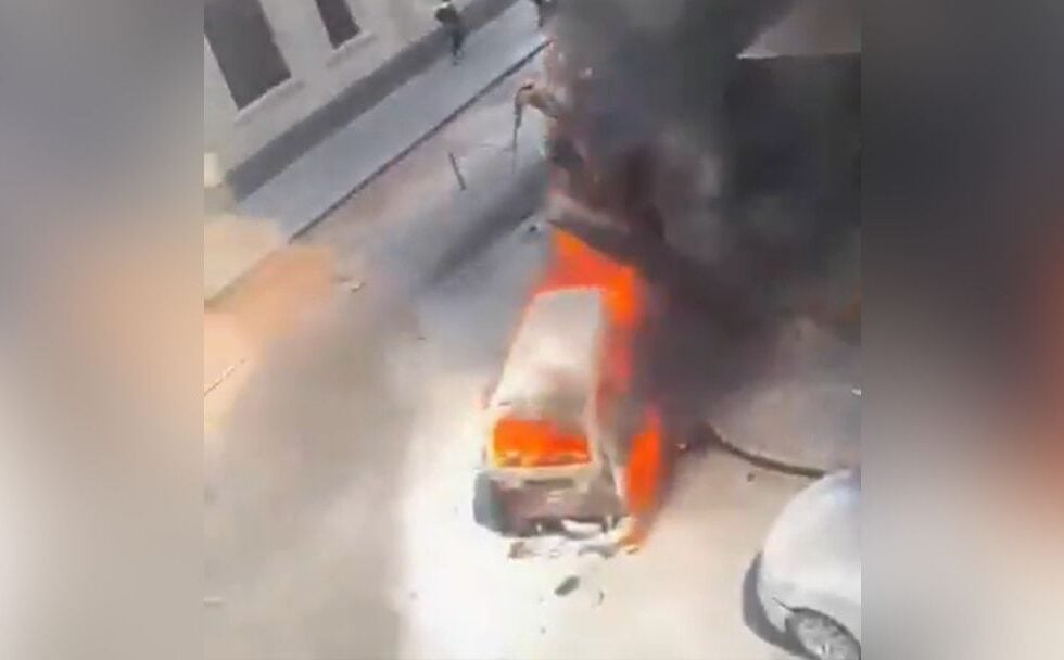 Έκρηξη στη Δαμασκό κοντά στο ξενοδοχείο που μένει ο Εμανουέλ Μακρόν / X