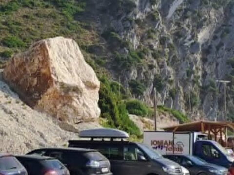 Κατολίσθηση στην Κεφαλονιά