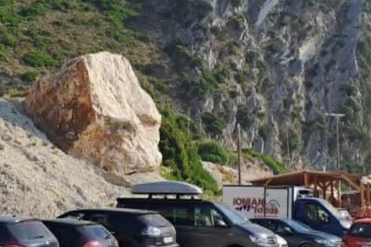 Κατολίσθηση στην Κεφαλονιά