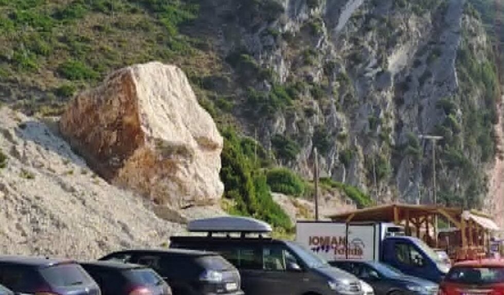 Κατολίσθηση στην Κεφαλονιά
