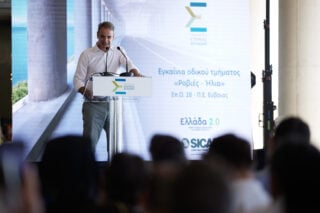 Ο Μητσοτάκης κάνει λόγο για «κοσμογονία έργων στη Βόρεια Εύβοια