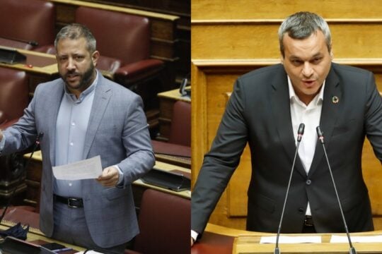 Ο Μεϊκόπουλος και ο Μαμουλάκης / Facebook