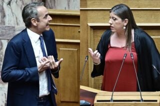 Σφοδρή σύγκρουση Μητσοτάκη – Κωνσταντοπούλου στη Βουλή: «Είστε σε οίστρο» – «Είστε ακραίος σεξιστής»