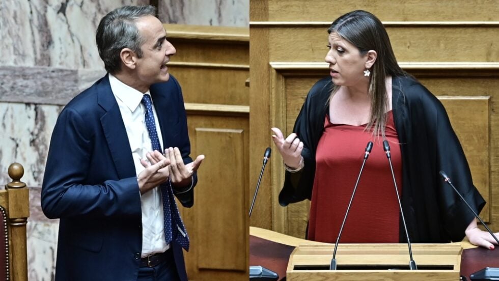 Σφοδρή σύγκρουση Μητσοτάκη – Κωνσταντοπούλου στη Βουλή: «Είστε σε οίστρο» – «Είστε ακραίος σεξιστής»