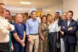 Ο Γιώργος Μυλωνάκης και η Τίνα Μεσσαροπούλου στον «Ευαγγελισμό»