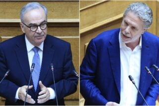 Αντιπαράθεση Παπαθανάση με Γερουλάνο – Η μπηχτή ότι το ΠΑΣΟΚ συνέταξε επερώτηση με AI