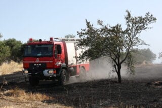 Φωτιά στο Σουφλί – Επί τόπου επίγειες δυνάμεις της Πυροσβεστικής