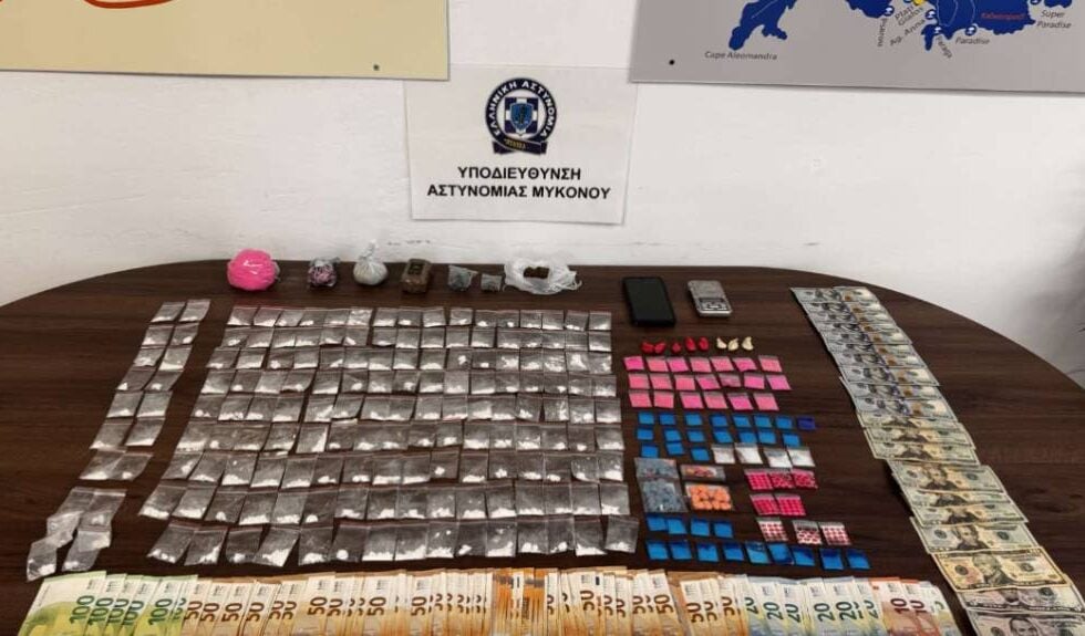 Μύκονος: Συνελήφθη 30χρονος με φιξάκια κοκαΐνης, κεταμίνης, κάνναβη και παραισθησιογόνα μανιτάρια