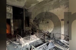 Ο θάλαμος που έπιασε φωτιά στο Σισμανόγλειο / STAR