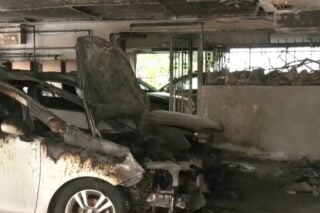 Εμπρησμός σε είσοδο πολυκατοικιών στη Θεσσαλονίκη / Glomex / ΕΡΤ