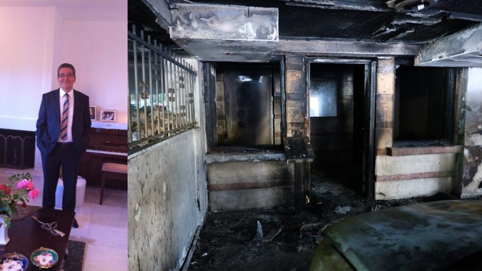 Ο Παναγιώτης Νέστορας, ο σύζυγος της Βάγιας που έχασε τη ζωή της από τη δολοφονική επίθεση με γκαζάκια στη Θεσσαλονίκη / EUROKINISSI / Facebook