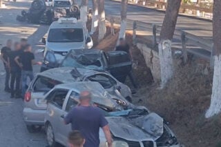Τρελή πορεία αυτοκινήτου στο Ηράκλειο