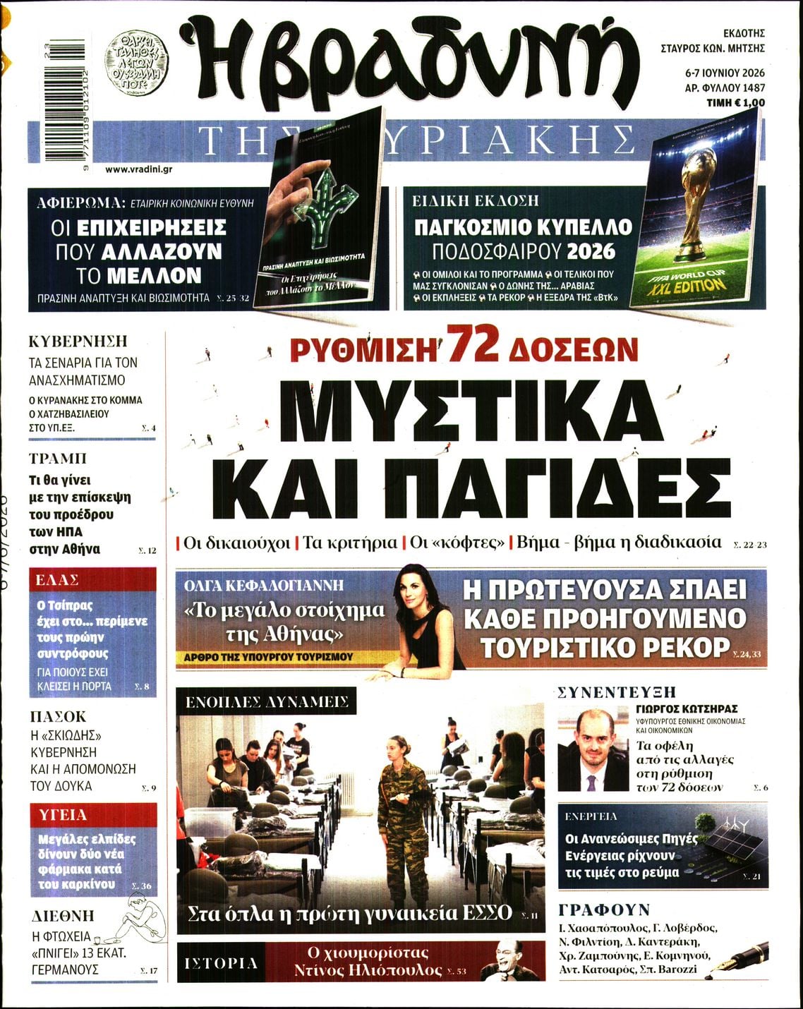 ΒΡΑΔΥΝΗ ΤΗΣ ΚΥΡΙΑΚΗΣ
