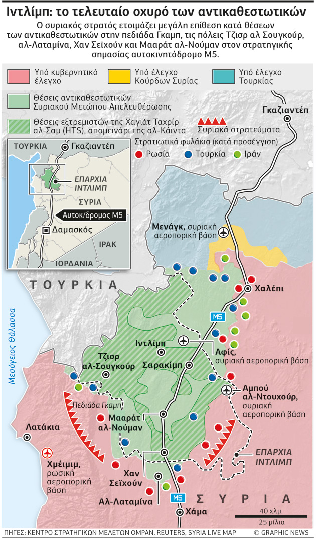 Ο εφιάλτης παραμονεύει στην Ιντλίμπ